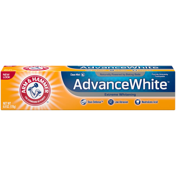 A&H DENTAL CARE ADVANCE WHT 6Z