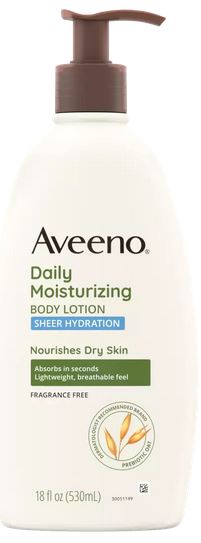 AVEENO SHEER MOISTURE LOTION 18Z