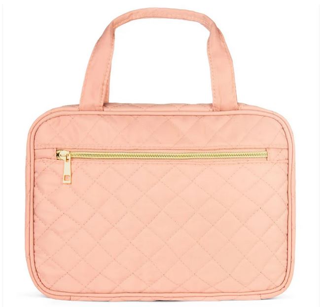 HANGING TOILETRY BAG ROSE G0LD