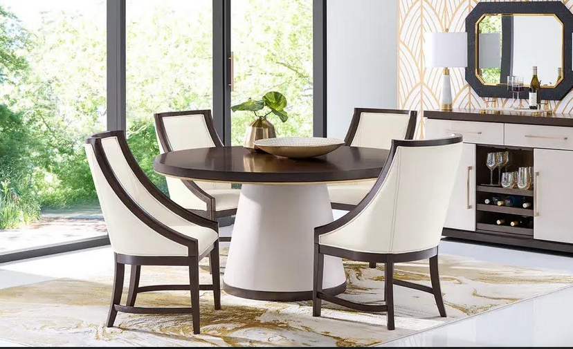 ELKO 5PC DINING TABLE WHT ESPRES