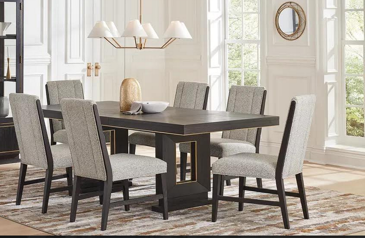 WILSHIRE MERLOT DINING TABLE
